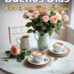 buenos días para ti, con todo mi amor