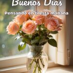 buenos días pensando en ti esta mañana