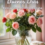 buenos días pensando en ti esta mañana