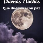 buenas noches que duermas con paz
