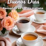 buenos días pensando en ti esta mañana