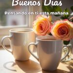 buenos días pensando en ti esta mañana