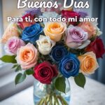 buenos días para ti, con todo mi amor