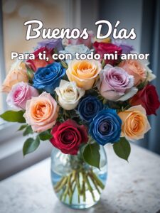 Imágenes para dar buenos días amor para Facebook