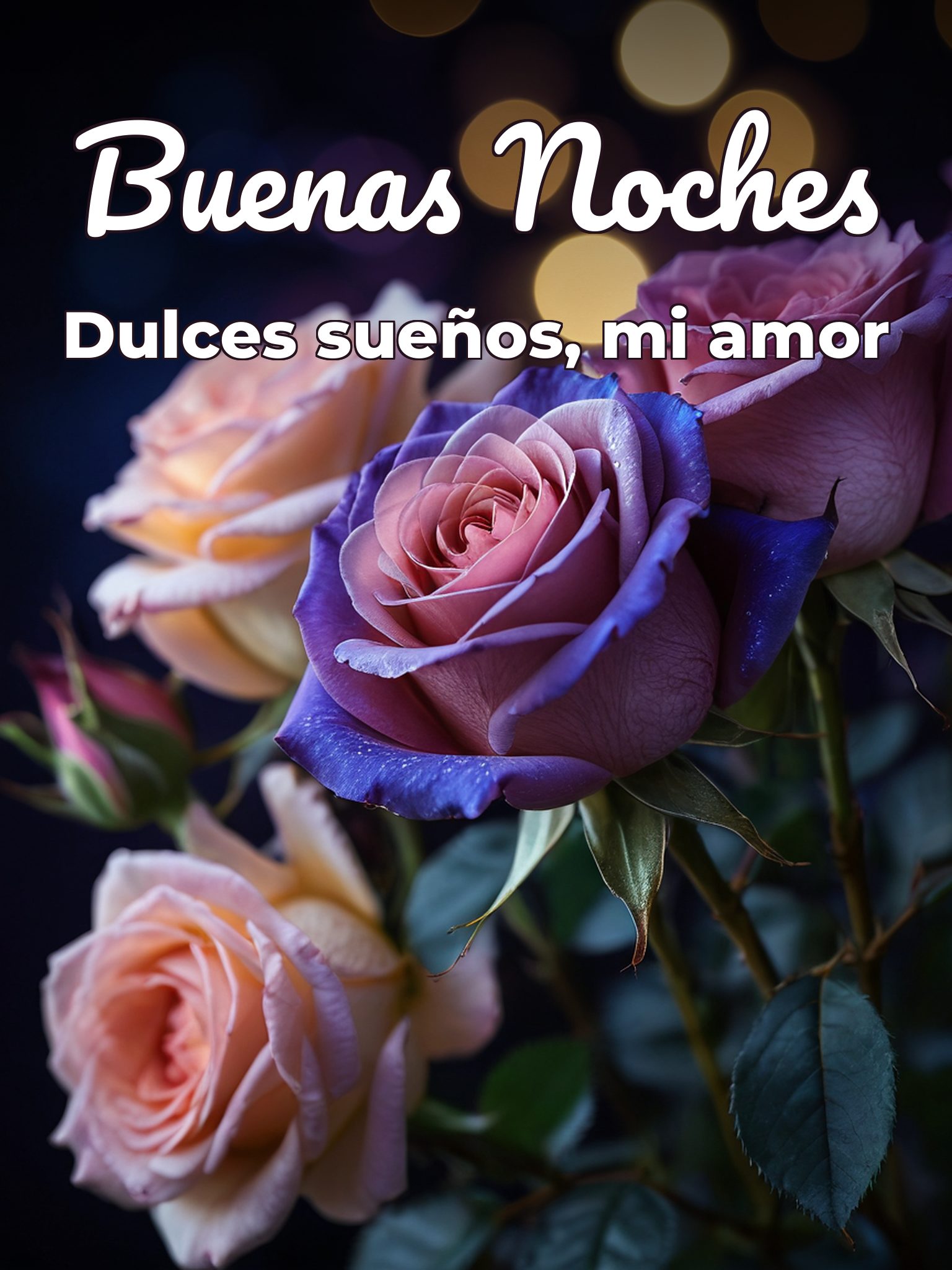 Imágenes para dar las buenas noches a mi amor para celular