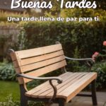 buenas tardes una tarde llena de paz para ti