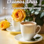 buenos días para ti, con todo mi amor