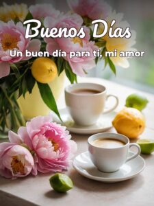 Imágenes para dar los buenos días a mi amor para Facebook