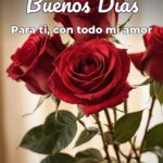 buenos días para ti, con todo mi amor