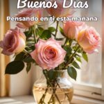 buenos días pensando en ti esta mañana