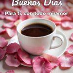 buenos días para ti, con todo mi amor