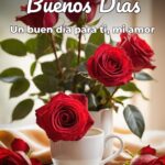 buenos días un buen día para ti, mi amor