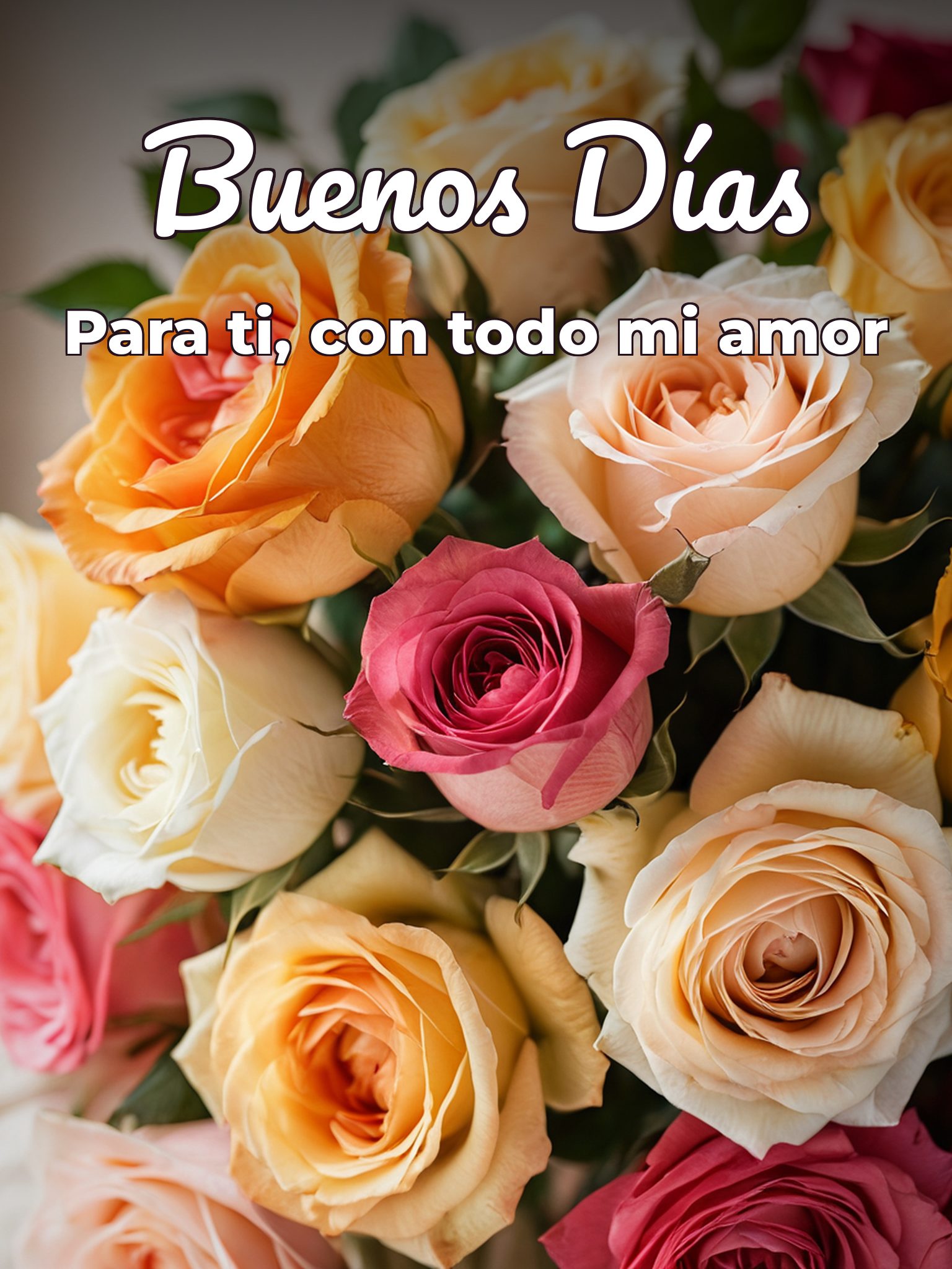 Imágenes para dar los buenos días con amor para Facebook