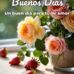 buenos días un buen día para ti, mi amor