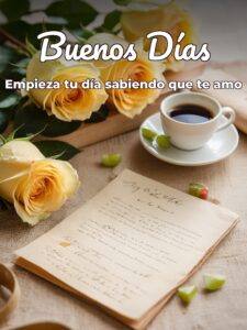 Imágenes para dar los buenos días de amor para mi amor