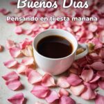 buenos días pensando en ti esta mañana
