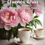 buenos días pensando en ti esta mañana