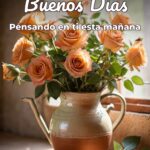 buenos días pensando en ti esta mañana