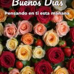 buenos días pensando en ti esta mañana