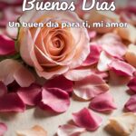 buenos días un buen día para ti, mi amor