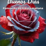 buenos días pensando en ti esta mañana
