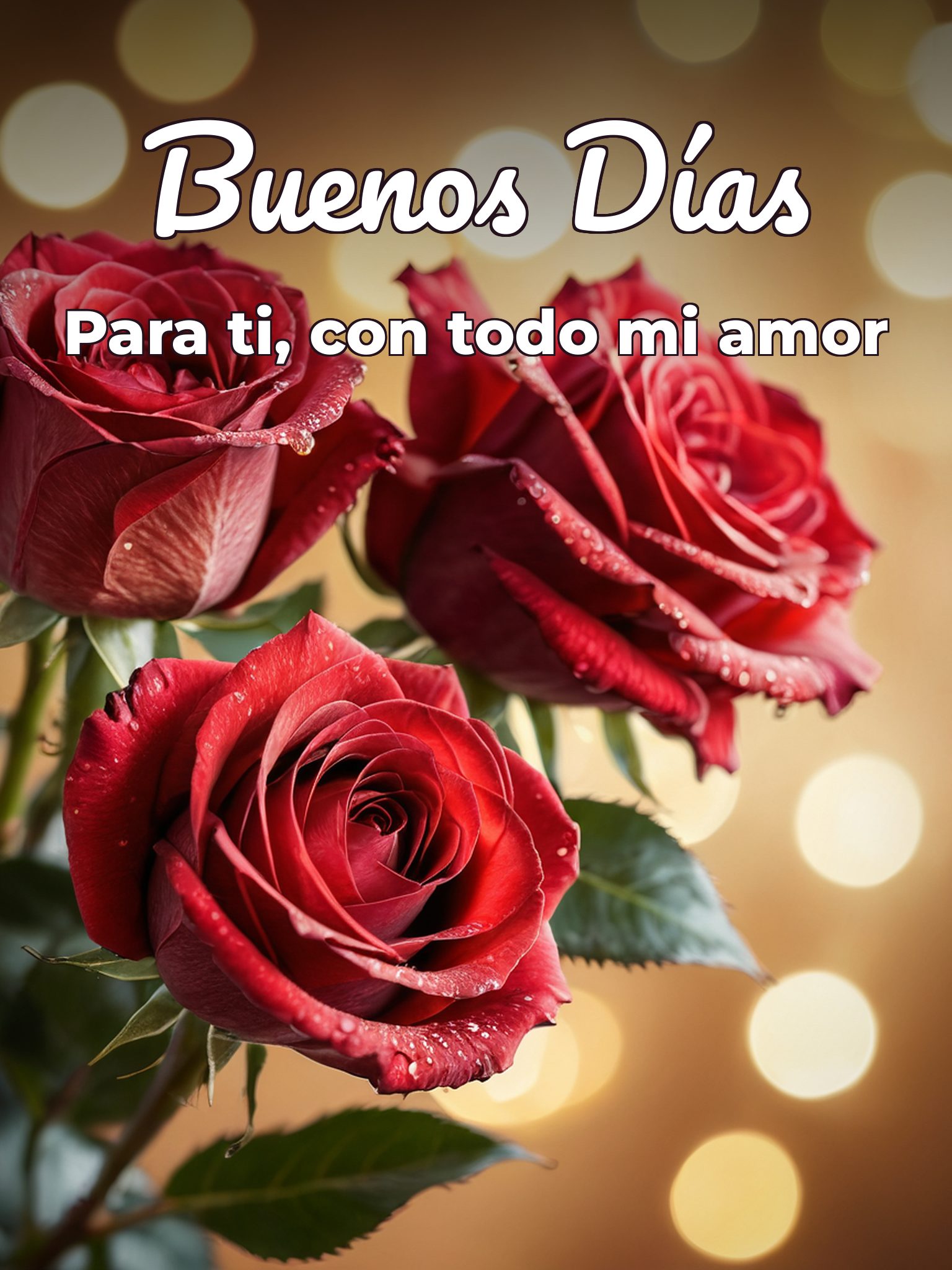 Imágenes para desear buenos días a mi amor para WhatsApp