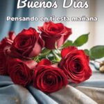 buenos días pensando en ti esta mañana