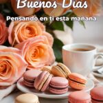 buenos días pensando en ti esta mañana