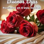 buenos días pensando en ti esta mañana