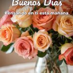 buenos días pensando en ti esta mañana