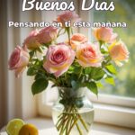 buenos días pensando en ti esta mañana