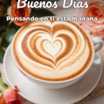 buenos días pensando en ti esta mañana