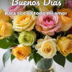 buenos días para ti, con todo mi amor