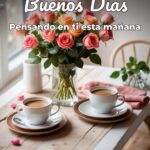buenos días pensando en ti esta mañana