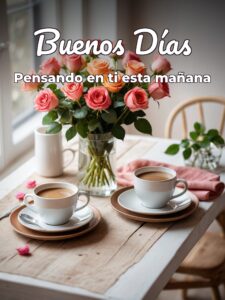 Imágenes tiernas de buenos días amor para WhatsApp
