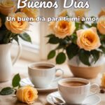 buenos días un buen día para ti, mi amor