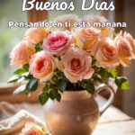 buenos días pensando en ti esta mañana
