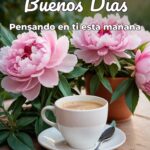 buenos días pensando en ti esta mañana