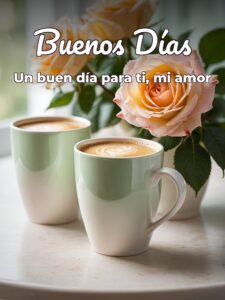 Imágenes y frases de buenos días para mi amor