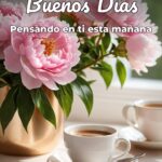 buenos días pensando en ti esta mañana