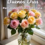 buenos días pensando en ti esta mañana