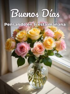 Imajenes con frases de buenos días para mi amor