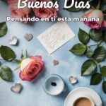 buenos días pensando en ti esta mañana
