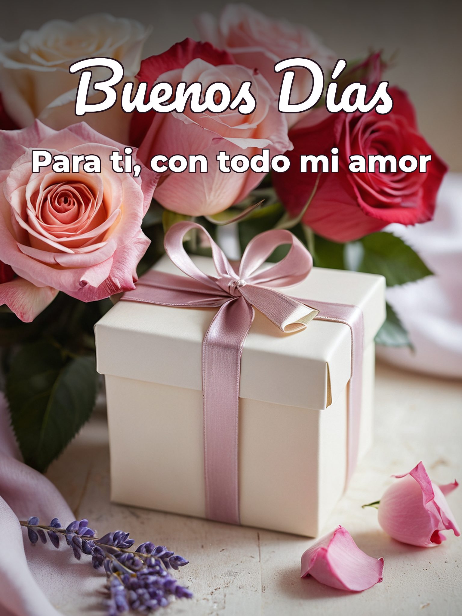 Imajenes de buenos días para un amor para WhatsApp