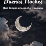 buenas noches que tengas una noche tranquila