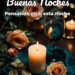 buenas noches pensando en ti esta noche