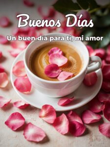 Las mejores palabras de buenos días para mi amor