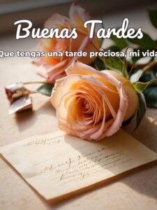 Linda tarde mi amor para WhatsApp celular