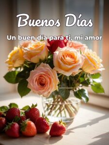 Lindas imágenes de buenos días amor para Facebook