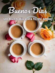 Lindas imágenes de buenos días amor para WhatsApp